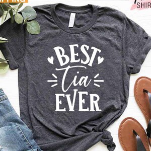 Tia Shirt, Mexican Aunt, Pregnancy Announcement to Tia, Gift for Tia, Tia to Be Shirt, Auntie Shirt, Auntie Gifts, Promoted to Tia Shirt