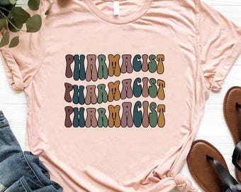 Future Pharmacist Pharmacy Student Unisex T-Shirt Gift - Light Blue, Size M, 100% Cotton