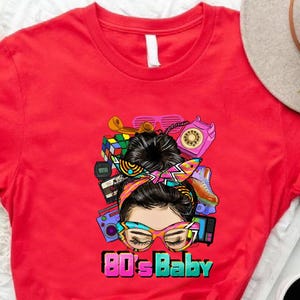 80&#39;s Shirts for Women, 80&#39;s Gifts, 80&#39;s Baby Shirt, 80&#39;s Party Clothes, 80&#39;s Women&#39;s T-shirts, 80&#39;s Birthday Shirt, 80&#39;s Birthday Gift