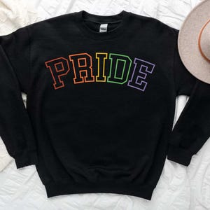Pride Sweatshirt, LGBT Flag Sweater, Lgbt Support Tee,LGBT Pullover,Lesbian Outfit,Rainbow Sweatshirt, Queer Shirt,Gay Pride,LGBT Sweatshirt