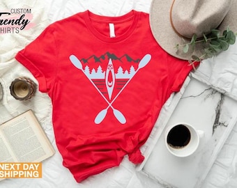 Kayak Shirt for Women and Men, Kayaking Gift, Canoeing Shirt, gift for Adventure Lover, Summer Camp Shirt, Summer Vacation Gift, Girls Trip