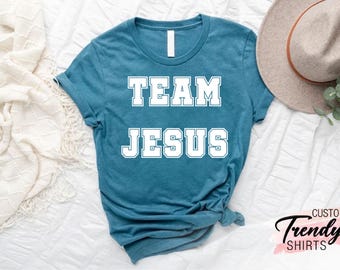 Team Jesus Shirt, Christian Gifts for Women and Men, Religious Shirts, Christian Group Shirts, Christian Group Gifts, Church Group Shirt