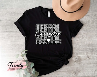 School Counselor Shirt,Back To School Shirt,Therapist Tshirt,Gift for Counselor,Guidance Counselor, School Therapist Tee,School Psychologist
