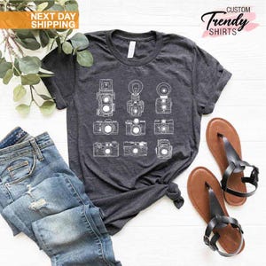 Camera Shirt, Photography T-shirt, Gift for Photographer, Photography Lover Shirt, Funny Camera Shirt, Shirt for Photographer, Camera Lover