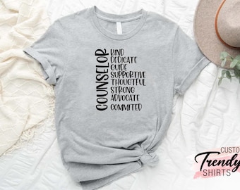 Counselor Shirt, Back To School,Gift for Counselor, School Counselor Shirt, Guidance Counselor, School Therapist Outfit,School Psychologist