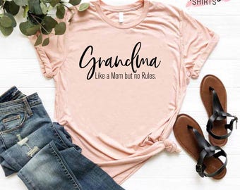 Funny Grandma Shirt, Grandma Mothers Day Gift, Promoted To Grandma, Sarcastic Grandma Shirt, Cool Grandma T-shirt, Funny Nana Shirt Gift