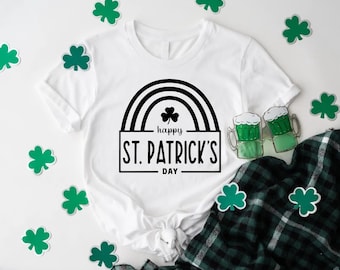Happy St Patrick Day Shirt, St Patrick's Gift, Lucky Shamrock Shirt, Irish Gifts for Women and Men, Women St Patrick's Day Shirt,Shenanigans