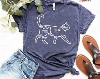 Cat Guide Shirt, Funny Cat Shirt, Cat Owner Gift Shirt, Cat Lover Shirt for Women and Men, Cat Mom Shirt Gift, Cat Dad Shirt Gift,Kitten Tee