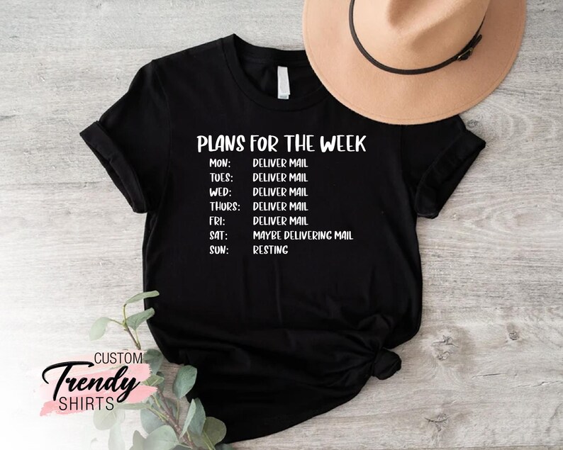 Mailman Shirt, Funny Postal Shirts, Mail Carrier Gifts, Mail Lady Shirt, Postal Life Shirt, Mail Carrier Gifts, Postman Shirt,Mail Lady Gift bild 5