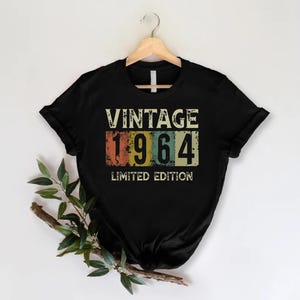 Vintage 1964 Shirt, 61st Birthday Gift For Men, 61st Birthday Best Friend, 61st Bday, Sixties Shirt, Turning 61 Birthday Gift, Born in 1964