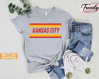 Kansas City Shirt, Kansas City Football Shirt, Retro Kansas City Chiefs, Kansas City Gifts, Football Shirt for Women and Men, Football Gift