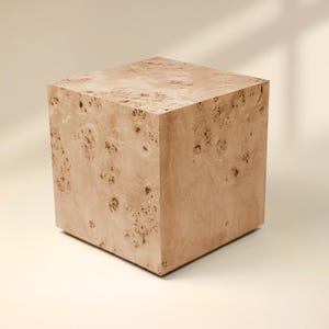 Mappa Burr / Burl side table - made to order - custom sizes available