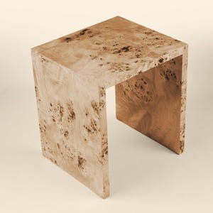 Side table in Mappa Burr (Burl) - Large