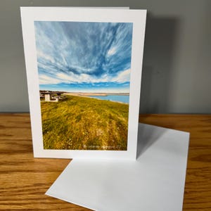 5" x 7" Original Landscape Photography Greeting/Note Card With Blank Inside And Envelope- "Fading View"