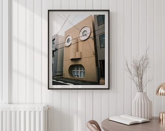 Kyoto Face House Print | Japan Travel Photography, Urban Architecture