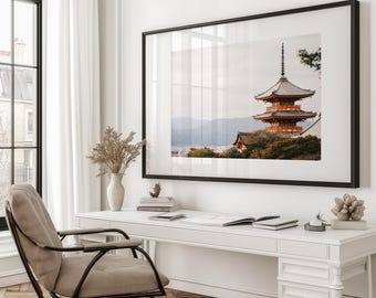 Kiyomizu-dera Temple Print, Kyoto Japan, Travel Photography