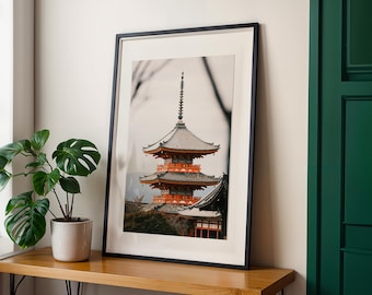 Kiyomizu-dera Temple Print, Kyoto Japan, Travel Photography