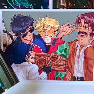 TRIGUN - Stampede Crew Postcard Print (4.25in x 5.5in)