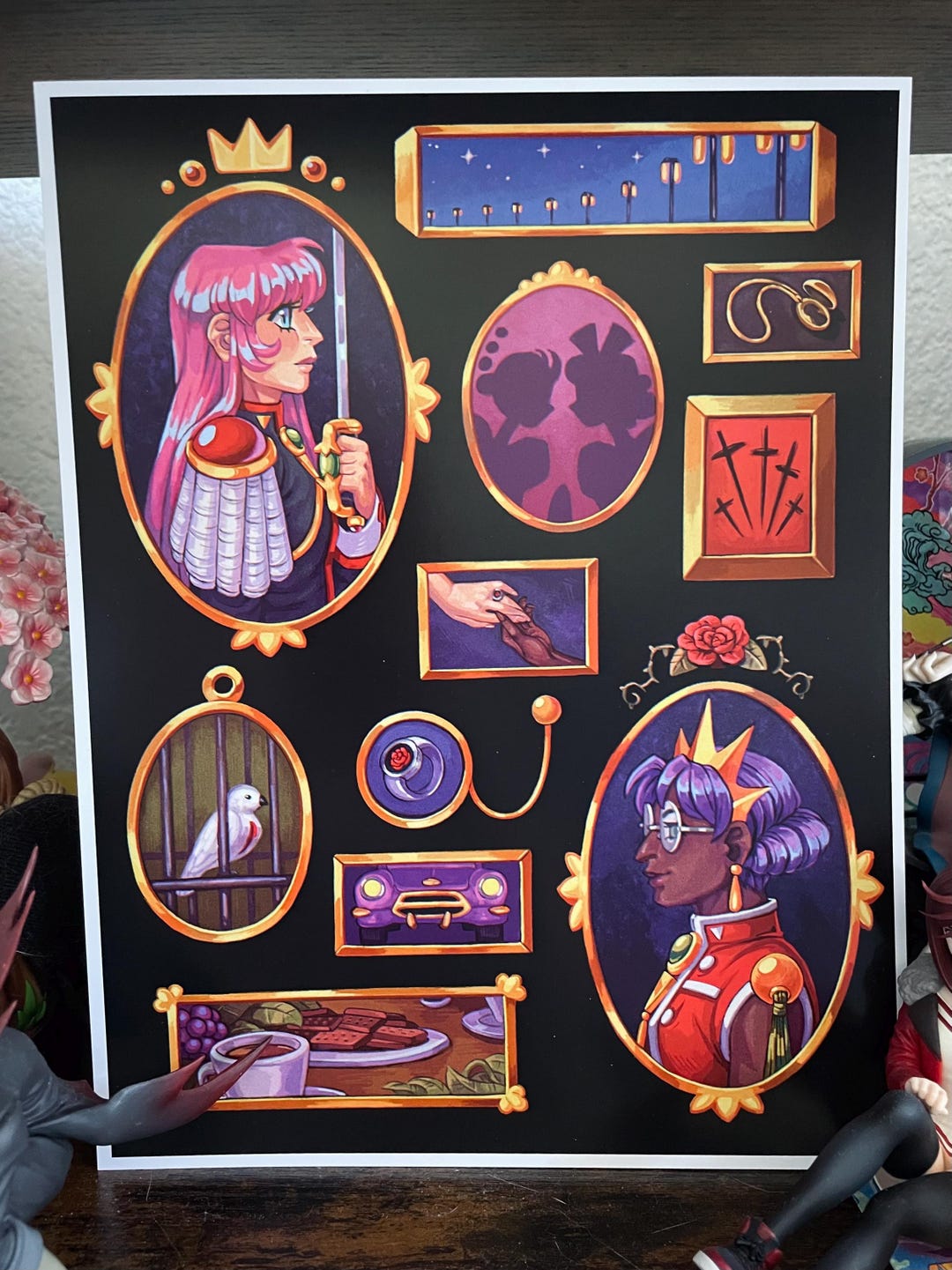 RGU - Utena & Anthy Print (8.5in X 11in) - Etsy