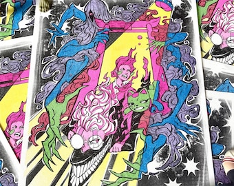 DDD - Occult Riso Print (8in x 10in)