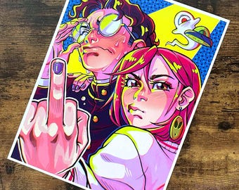 DDD - 0karun & Momo Print (8.5in x 11in)
