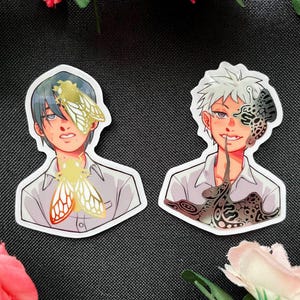 TSHD - Yoshiski & Hikaru Gold/Silver Foil Stickers