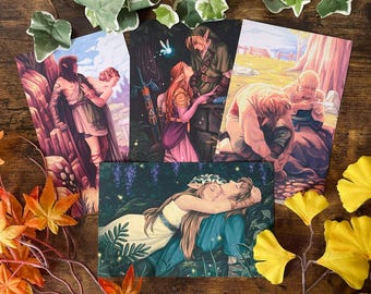 ZELDA - Classic Paintings Set ( 5.5 x 8.5 )
