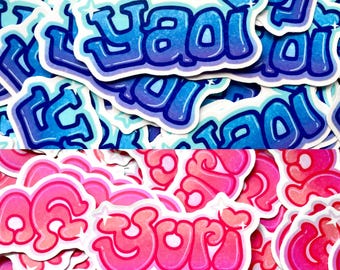 YAOI & YURI - Matte Vinyl Stickers