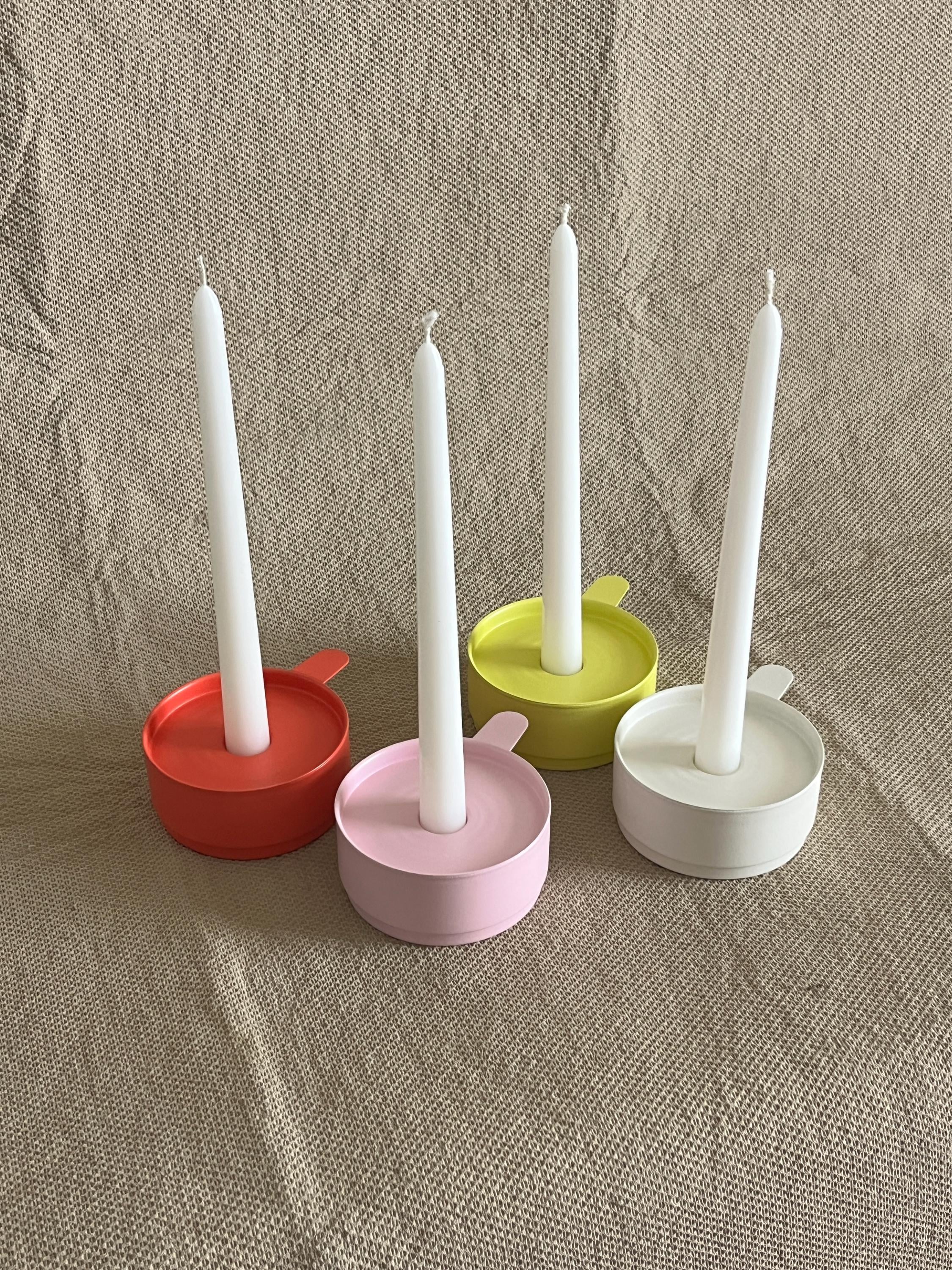 1999 IKEA VÄLKÄND Stackable Colorful Candle Holders, Set of 4 - Etsy