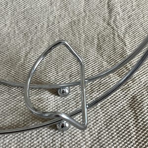 1960s Mid Century Modern Chrome Sculptural Wine Bottle Holder Stand Bar Decor image 5