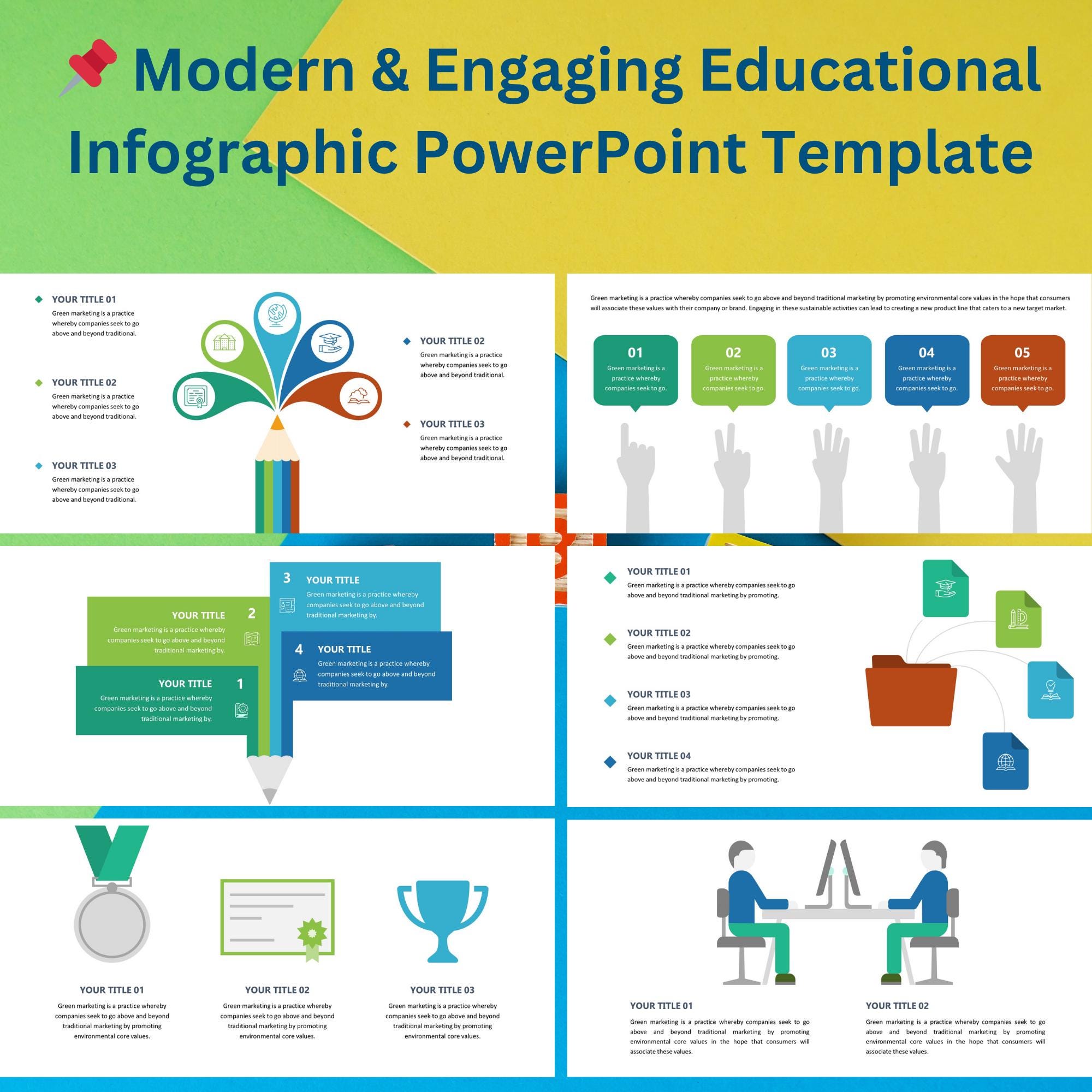 Education Infographic Bundle | High-resolution PPT | Editable ...