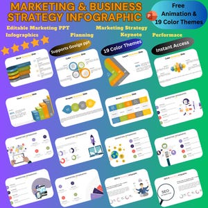 BEST Business Template PPT, Modern PowerPoint Template, Business PowerPoint, Marketing Presentation | Business Deck | Professional Ppt