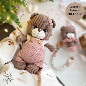 Teddybär-Häkelanleitung: Amigurumi-Plüschtier (Anleitung auf Englisch)