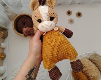Horse Crochet Pattern: Amigurumi  Animal Toy (PDF Pattern English)