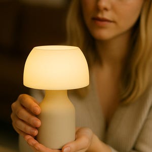 Bestverkopende 3D-print: draadloze moderne lamp STL, 3D-geprinte lamp, doe-het-zelfverlichting, LOA-ontwerp, digitale download, Bambu Lab Ready 3D-afdrukbestand