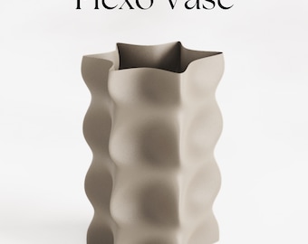Plexo Vase STL, 3D Print Model for Vase Mode, Best Selling Items 3D Print, Vase 3D Print File, Spiral Vase