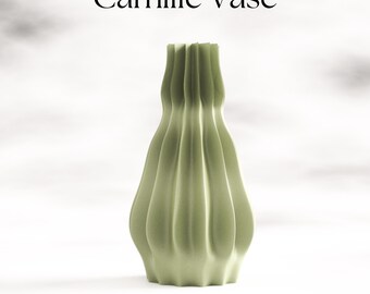 Camille Vase STL, 3D Print Model for Vase Mode, Best Selling Items 3D Print, Vase 3D Print File, Spiral Vase