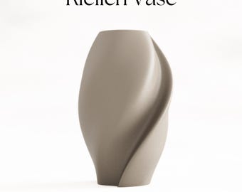 Kielich-vas STL, 3D-utskriftsmodell för vasläge, bästsäljande artiklar 3D-utskrift, vas 3D-utskriftsfil, spiralvas