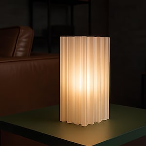 Bestverkopende 3D-print: draadloze moderne lamp STL, 3D-geprinte lamp, doe-het-zelfverlichting, Fractura, digitale download, Bambu Lab Ready 3D-afdrukbestand