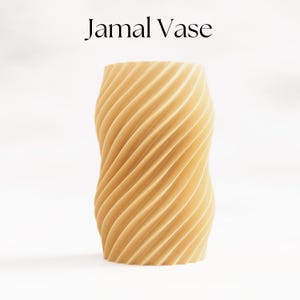 Jamal Vase STL, 3D Print Model for Vase Mode, Best Selling Items 3D Print, Vase 3D Print File, Spiral Vase