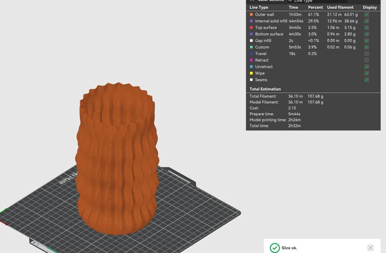 Zaya vas STL, 3D-utskriftsmodell för vasläge, bästsäljande artiklar 3D-utskrift, vas 3D-utskriftsfil, spiralvas bild 4