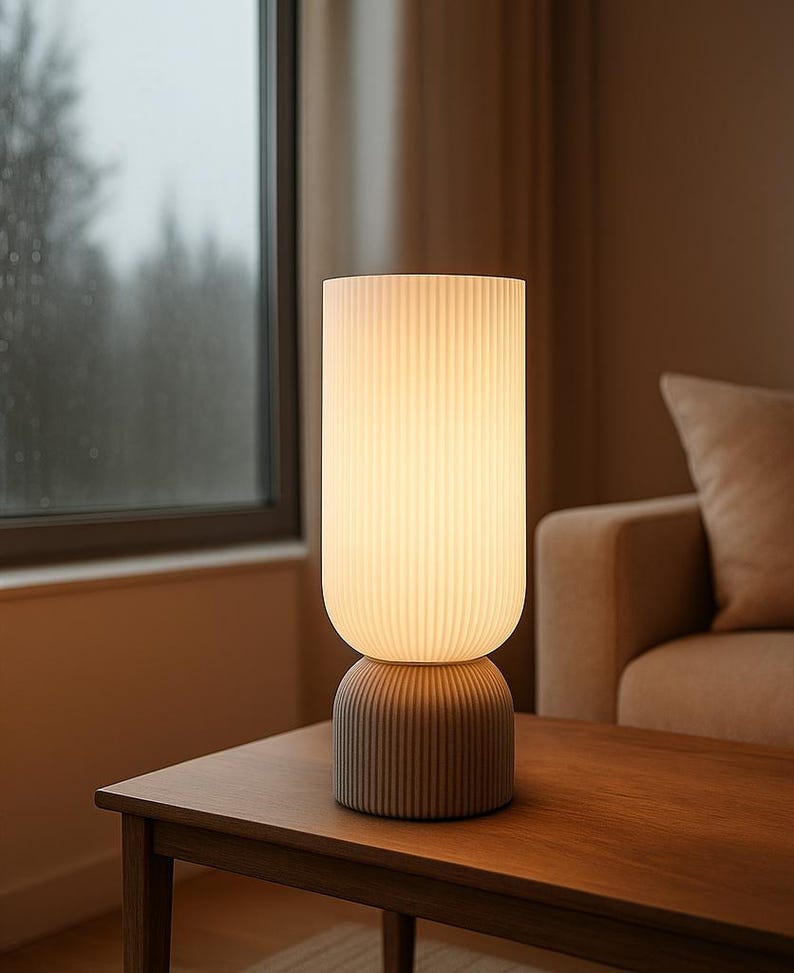 Artículos más vendidos para impresión 3D: Lámpara moderna STL, lámpara impresa en 3D, lámpara DIY, archivo de impresión 3D MONROE, Bambú listo para laboratorio, descarga digital