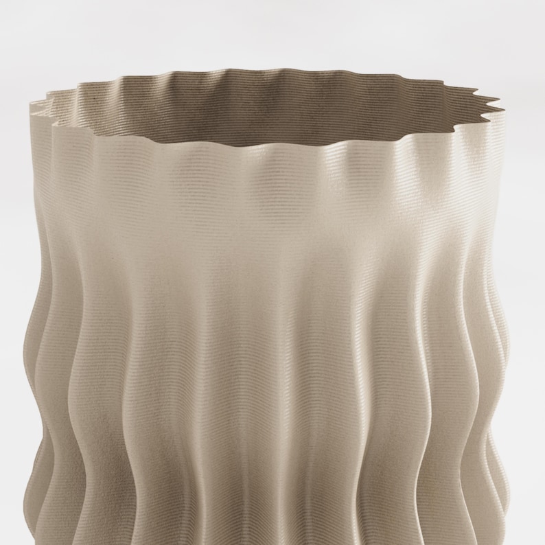 Zaya vas STL, 3D-utskriftsmodell för vasläge, bästsäljande artiklar 3D-utskrift, vas 3D-utskriftsfil, spiralvas bild 3