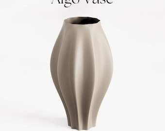 Algo Vase STL, 3D Print Model for Vase Mode, Best Selling Items 3D Print, Vase 3D Print File, Spiral Vase