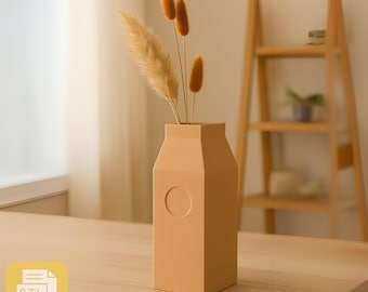 Dry Flower Vase STL, 3D Print Model for Vase Mode, Best Selling Items 3D Print, Vase 3D Print File, Spiral Vase, MLKBOX