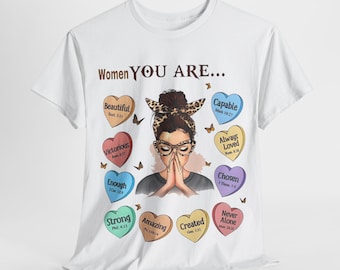 Empowering Women's Message Tee: Inspirierendes Selbstliebe T-Shirt
