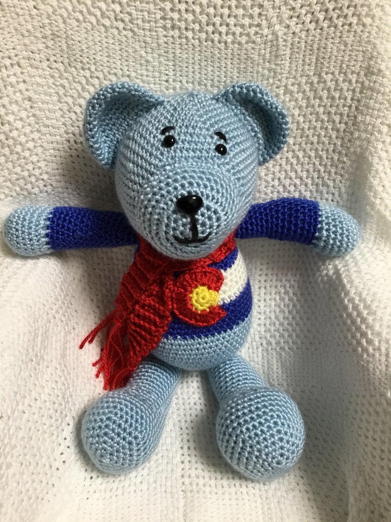 teddy bear sky blue