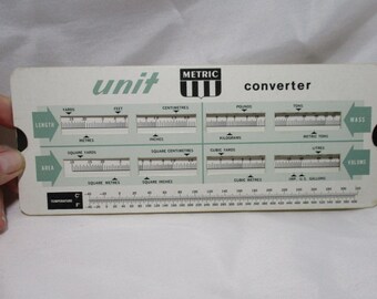 Polymetric Services Metric Unit Converter.