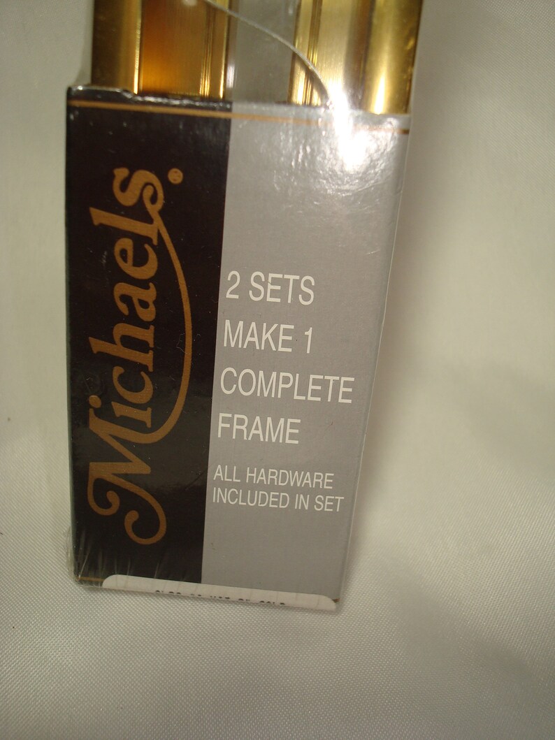 MICHAELS Vintage 8 Inch Gold Metal Frame Kit. Etsy