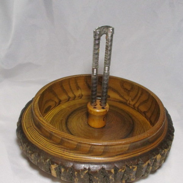 Wooden Nut Bowl Etsy